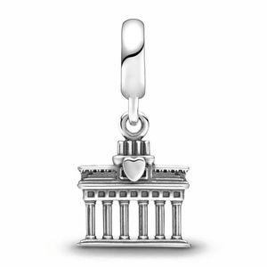 Pandora 925 silver handmade Berlin Brandenburg Gate charm